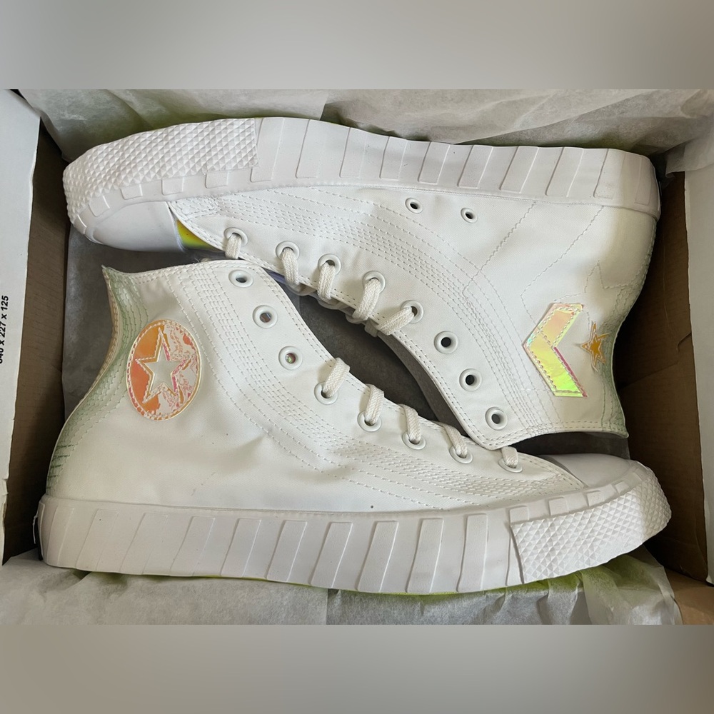 Converse - UNTITL3D HI - 170605C - WHITE/WHITE/RIDESCENT - Size 11 Men's